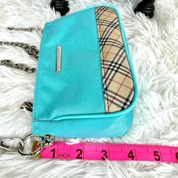 Burberry mini canvas crossbody bag with chain - Picture 15 of 16